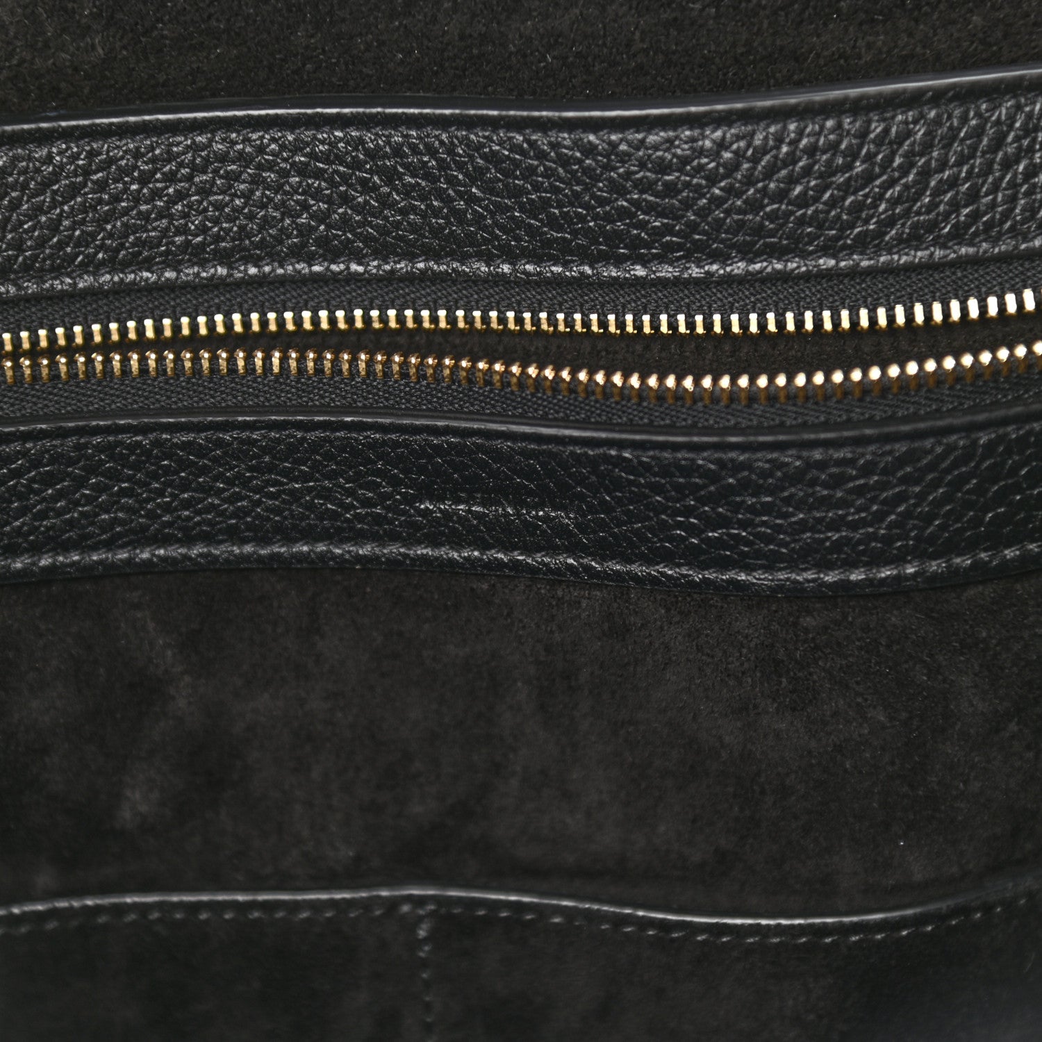 Celine Soft Grained Calfskin Small Belt Cabas Phantom Black 9 of 9