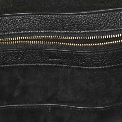 Celine Soft Grained Calfskin Small Belt Cabas Phantom Black 9 of 9
