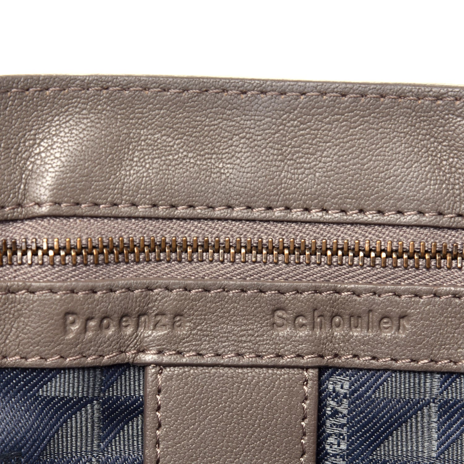 Proenza Schouler Lambskin Medium PS1 Satchel Smoke 7 of 11