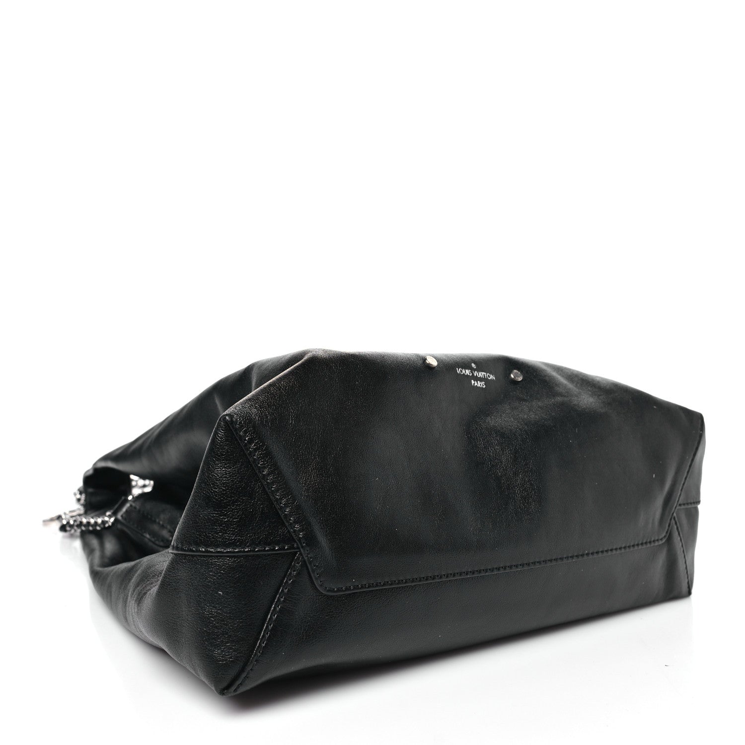 Louis Vuitton Calfskin Monogram Atlantis Vibe MM Black 5 of 10