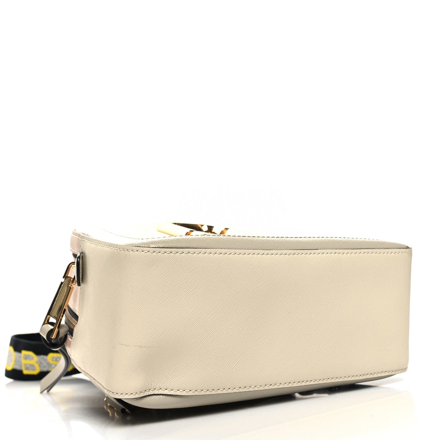 Saffiano Mini Snapshot Backpack Beige Multicolor