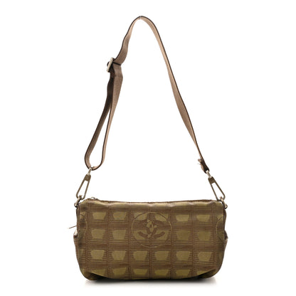 Chanel Nylon Travel Crossbody Bag Brown 1 of 13