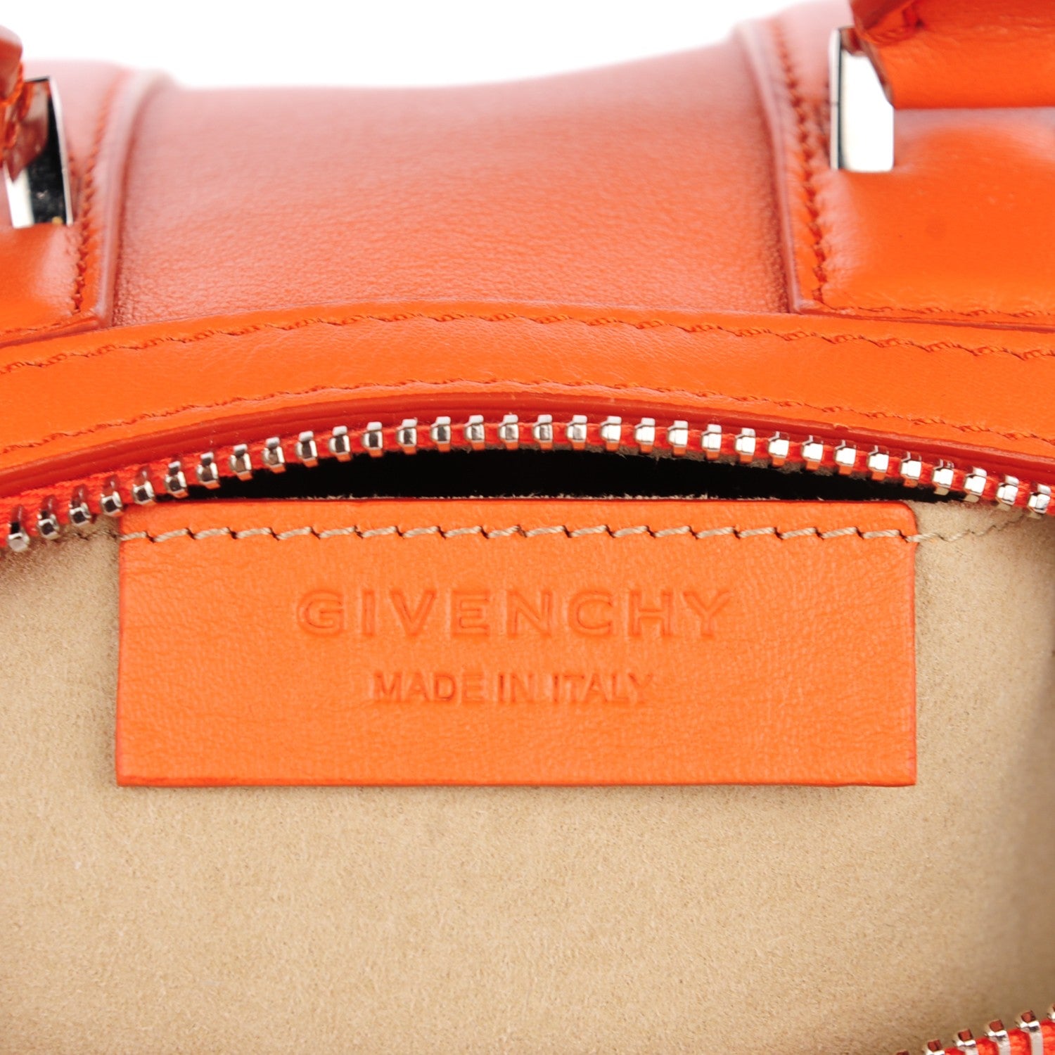 Givenchy Calfskin Mini Lucrezia Orange 6 of 7