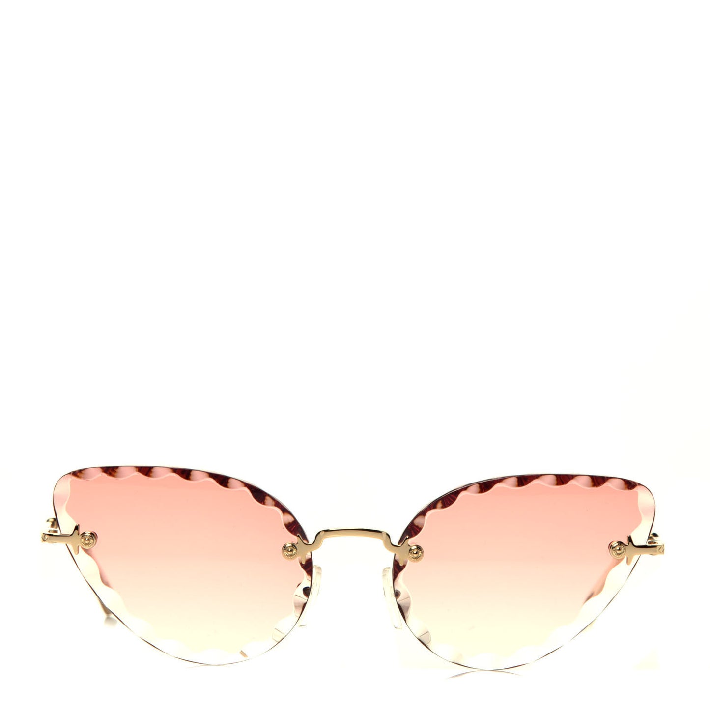 Metal Rosie Cat Eye Sunglasses Pink