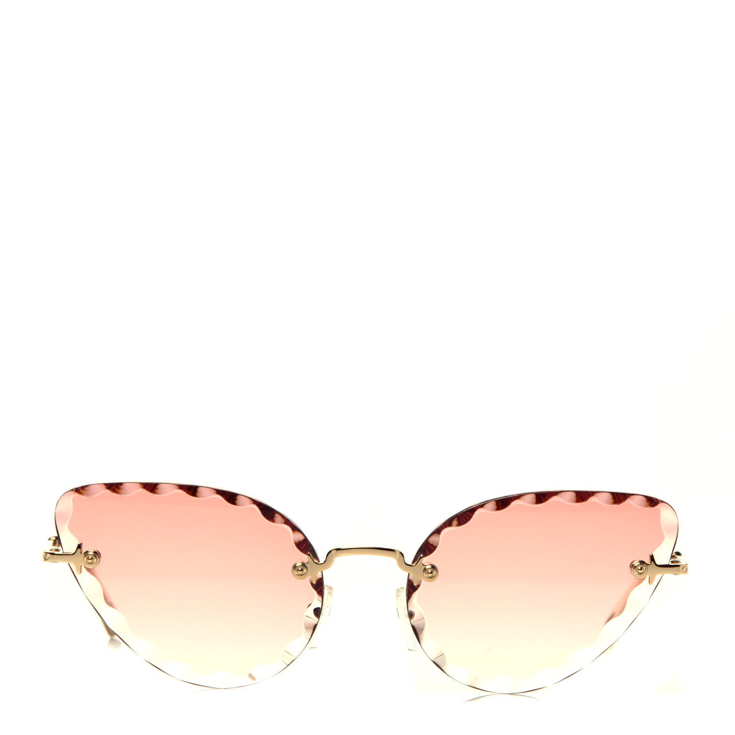 Chloe Metal Rosie Cat Eye Sunglasses Pink 2 of 7