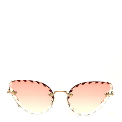 Chloe Metal Rosie Cat Eye Sunglasses Pink 2 of 7