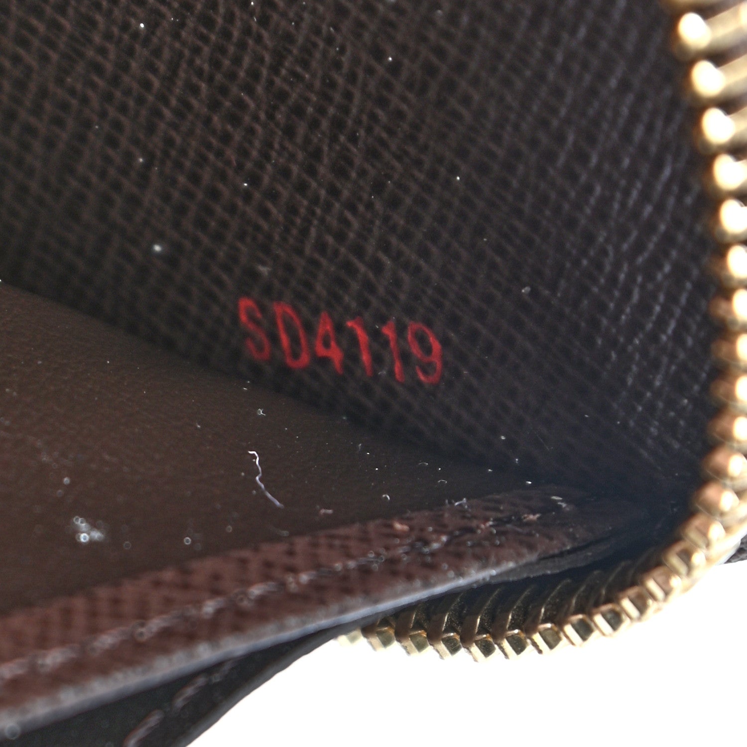 Louis Vuitton Damier Ebene Zippy Wallet 7 of 8