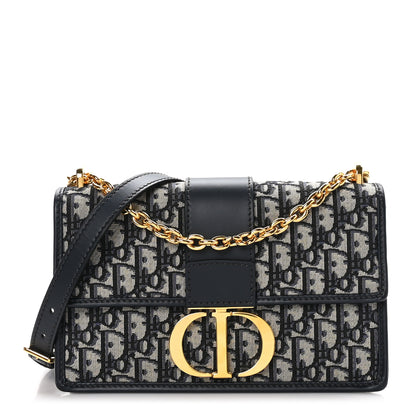 Christian Dior Oblique 30 Montaigne Chain Flap Bag Rococo Gold 1 of 9
