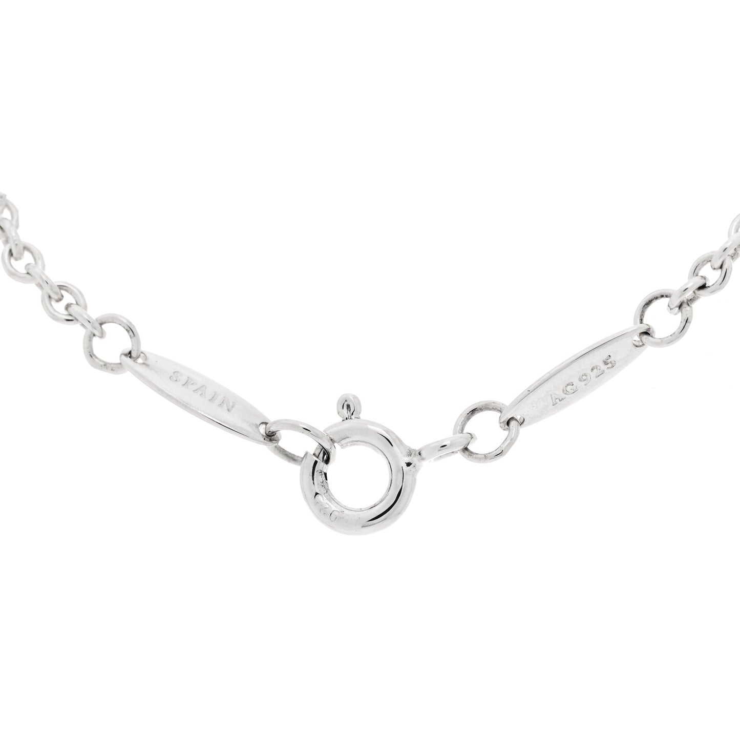 Sterling Silver Elsa Peretti Open Heart Charm Bracelet