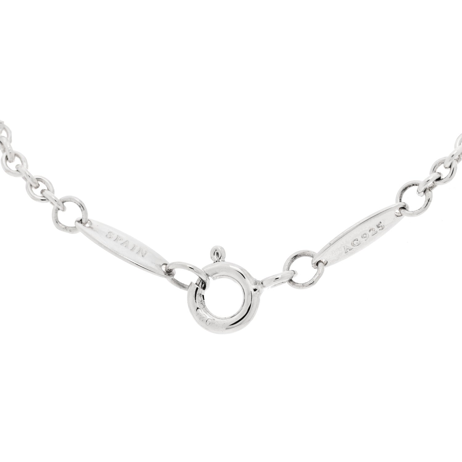 Tiffany Sterling Silver Elsa Peretti Open Heart Charm Bracelet 4 of 5