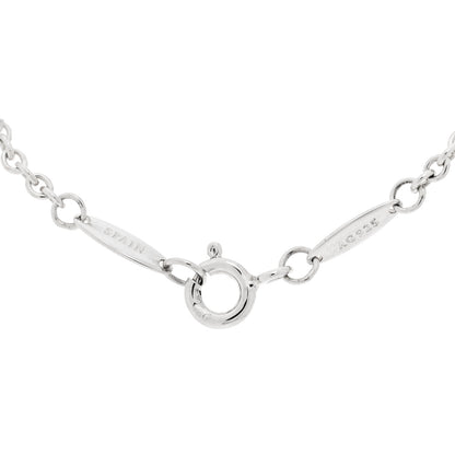 Tiffany Sterling Silver Elsa Peretti Open Heart Charm Bracelet 4 of 5