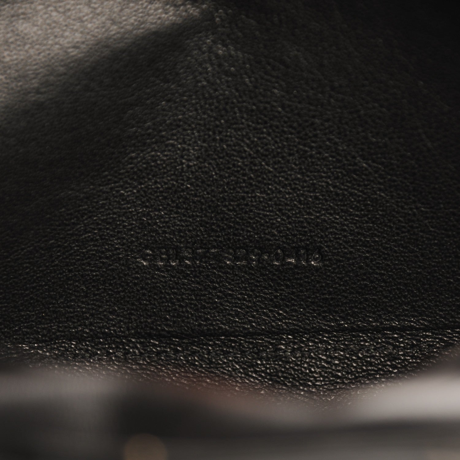 Saint Laurent Canvas Star Print Monogram Chain Wallet Gold Black 8 of 8