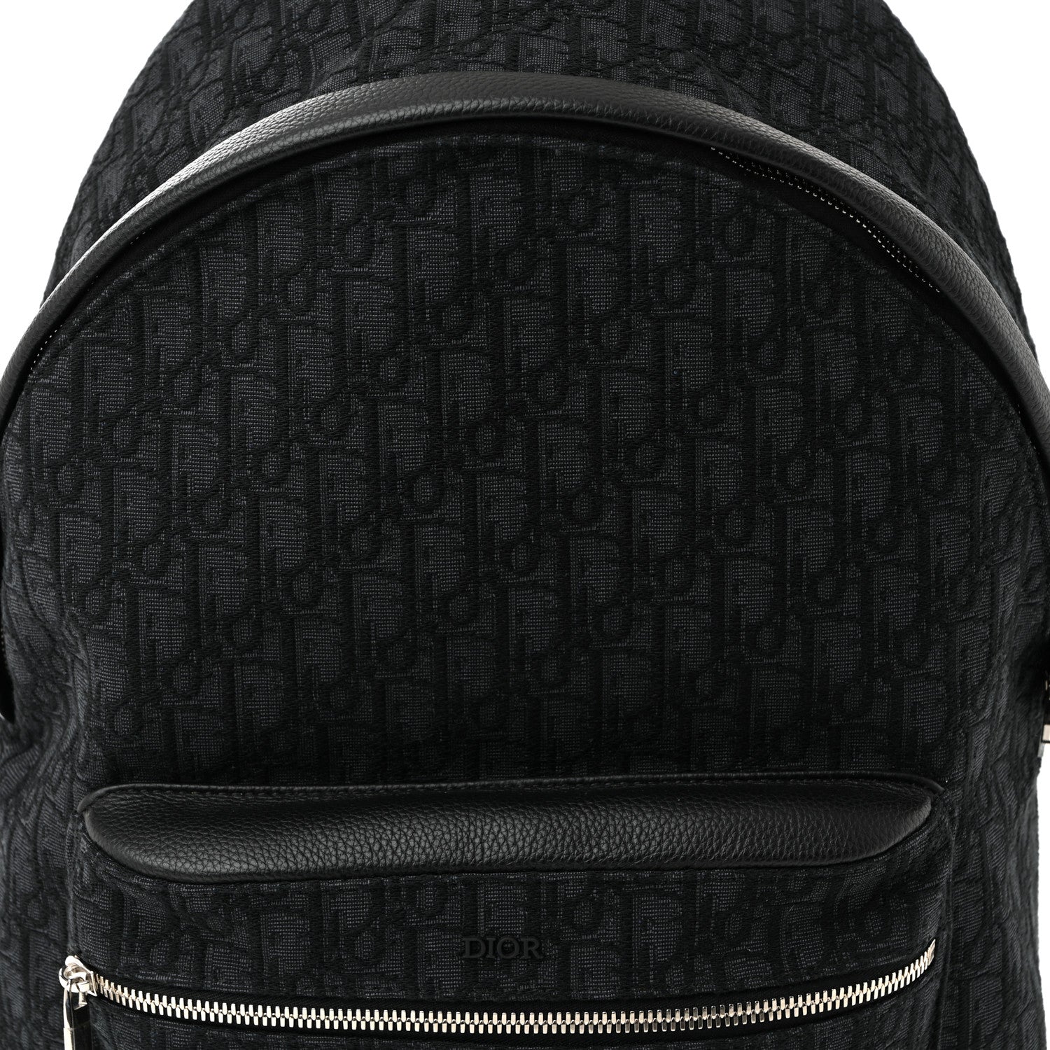 Christian Dior Oblique Calfskin Rider Backpack Black 1829661