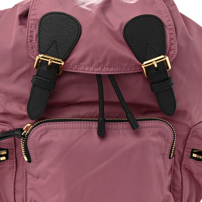 Burberry Nylon Medium Rucksack Backpack Mauve Pink 7 of 9