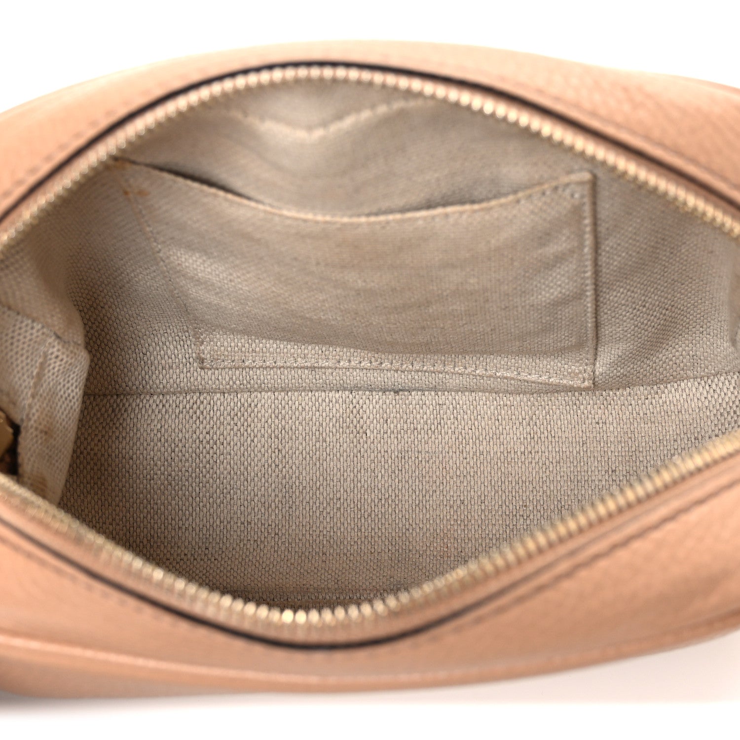Gucci Pebbled Calfskin Small Soho Disco Bag Camelia 5 of 13