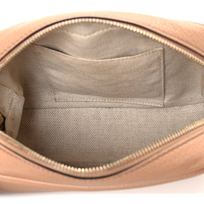 Gucci Pebbled Calfskin Small Soho Disco Bag Camelia 5 of 13