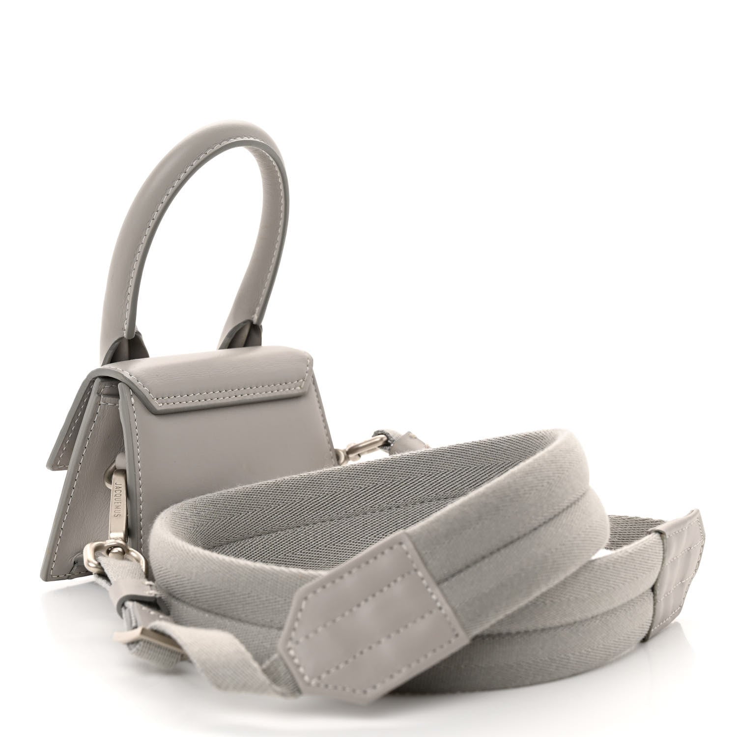 Jacquemus Smooth Calfskin Le Chiquito Homme Grey 3 of 9