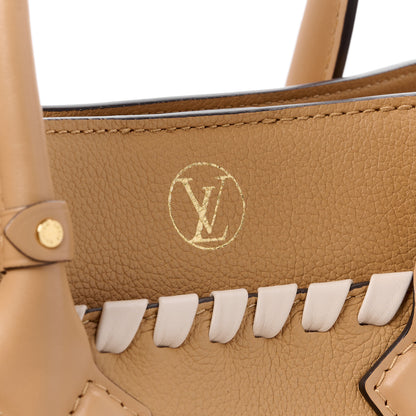 Louis Vuitton Calfskin Mahina Braided On My Side PM Arizona Brown 9 of 13