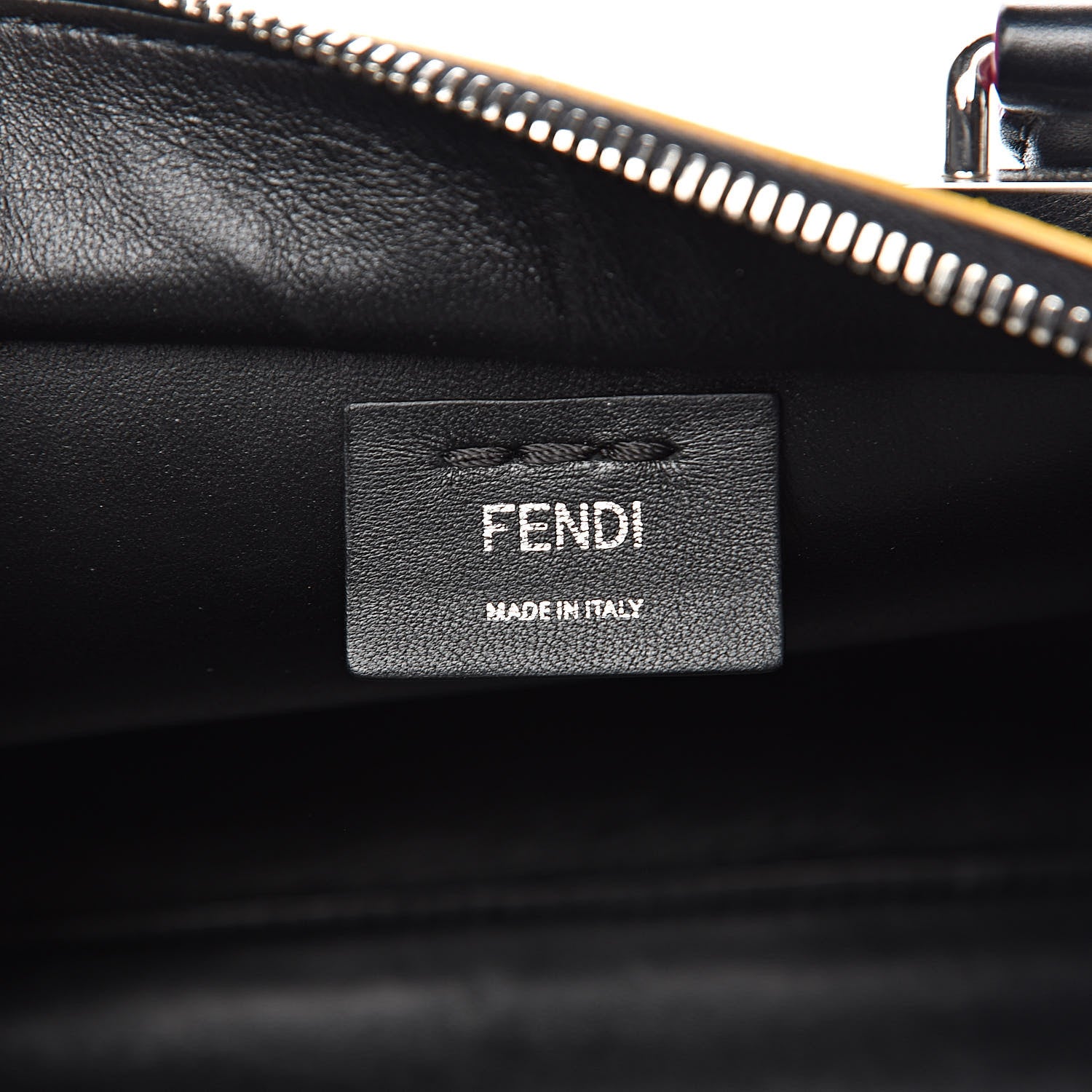 Fendi Vitello Dolce Mini 3Jours Tote Black 6 of 12