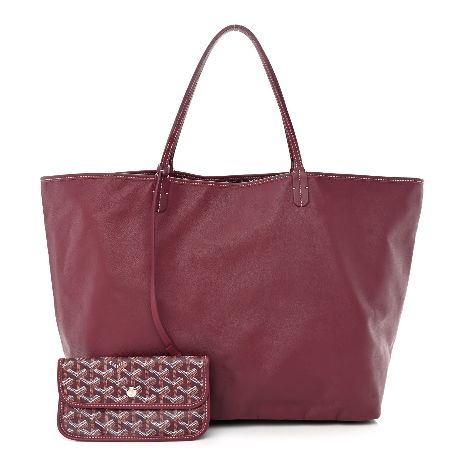 Goyard Goyardine Reversible Anjou GM Burgundy 13 of 24