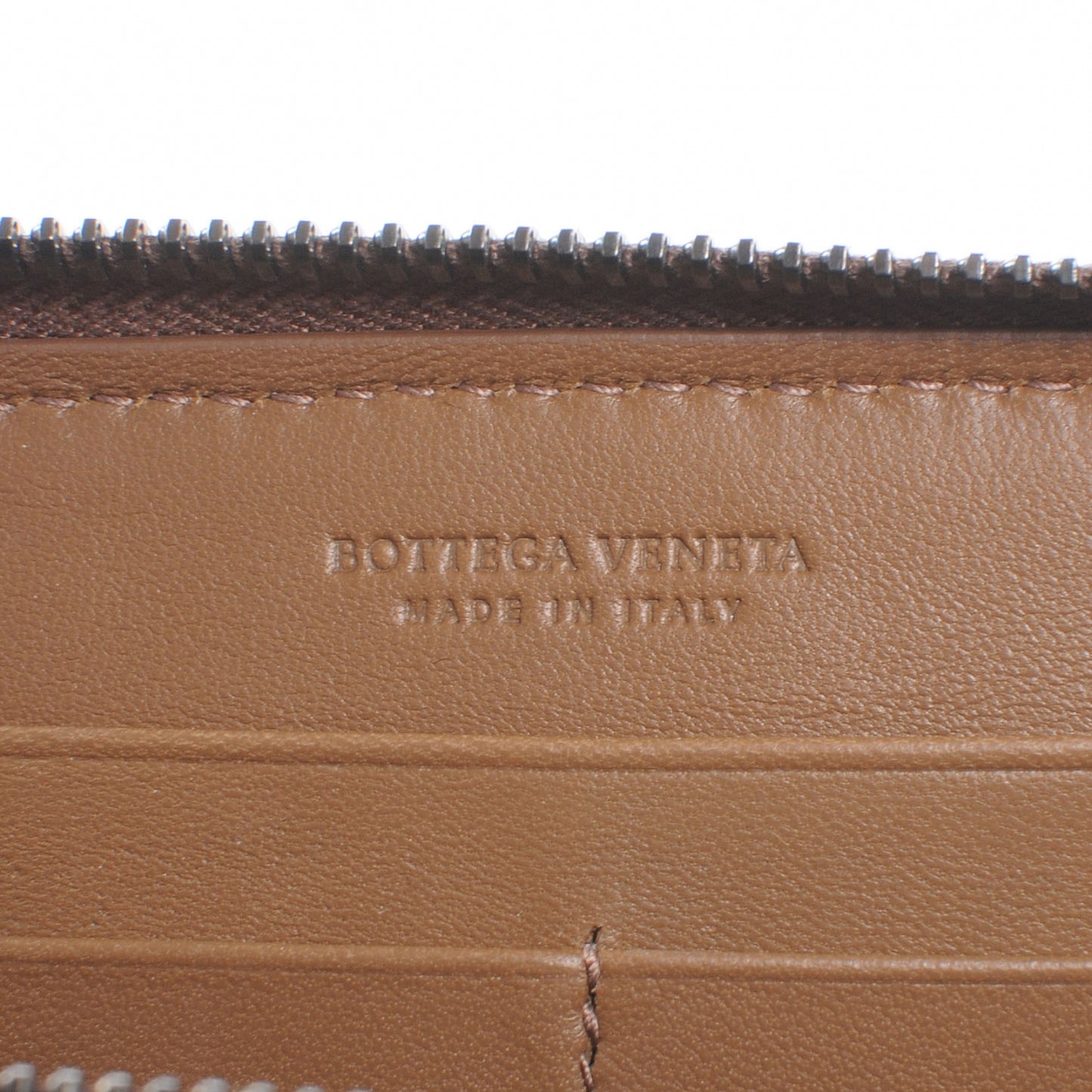 Nappa Intrecciato Zip Around Wallet Edoardo