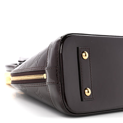 Louis Vuitton Vernis Alma BB Amarante 10 of 14
