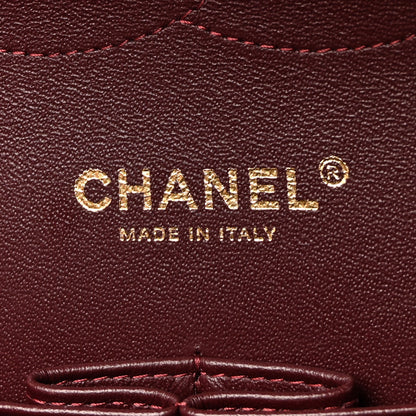 Chanel Lambskin Quilted Jumbo Double Flap Black 6 of 10
