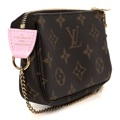 Louis Vuitton Monogram 2021 Christmas Animation Japanese Garden Mini Pochette Accessories Wisteria Pink 3 of 8