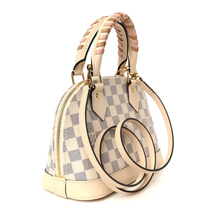 Louis Vuitton Damier Azur Braided Alma BB 3 of 13