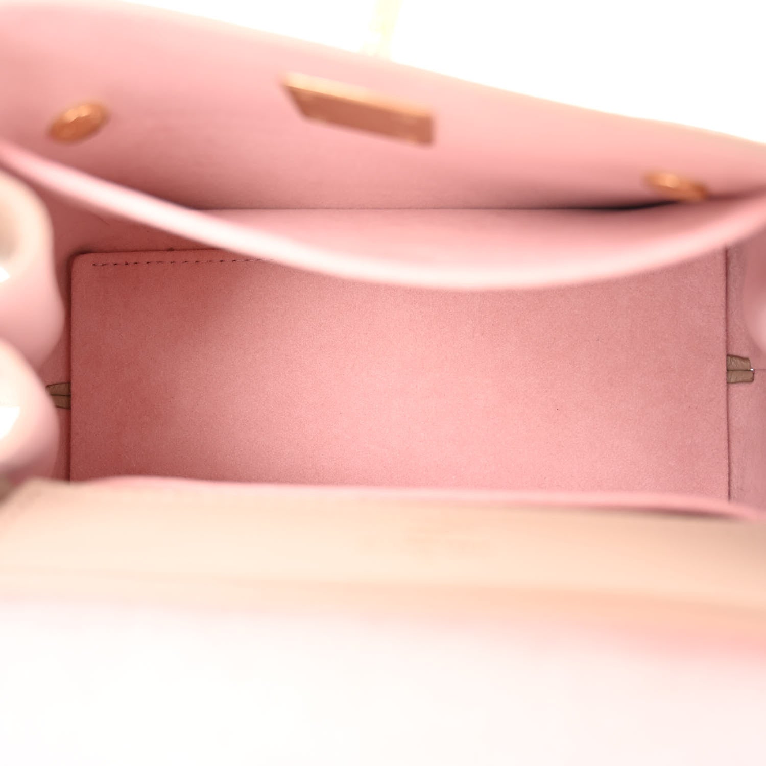 Louis Vuitton Soft Calfskin Mini Lockme Ever Greige 5 of 9