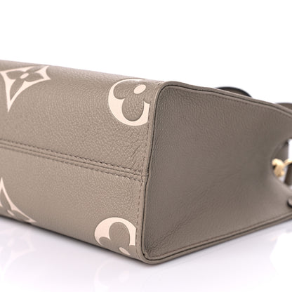 Louis Vuitton Empreinte Monogram Giant Onthego PM Tourterelle Creme 8 of 9