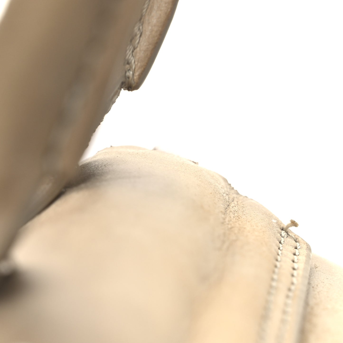 Calfskin Mini Le Chiquito Whipstitch  Beige