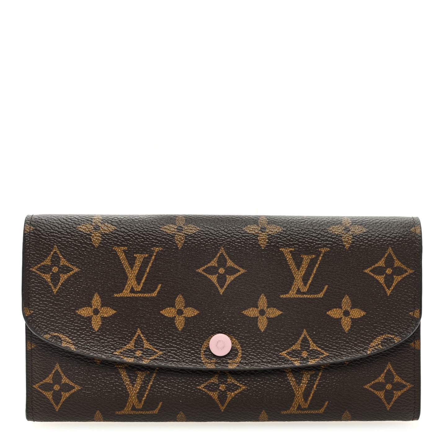 Monogram Emilie Wallet Rose Ballerine