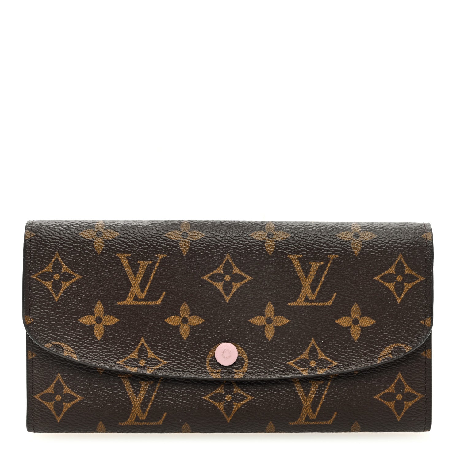 Louis Vuitton Monogram Emilie Wallet Rose Ballerine 1 of 6