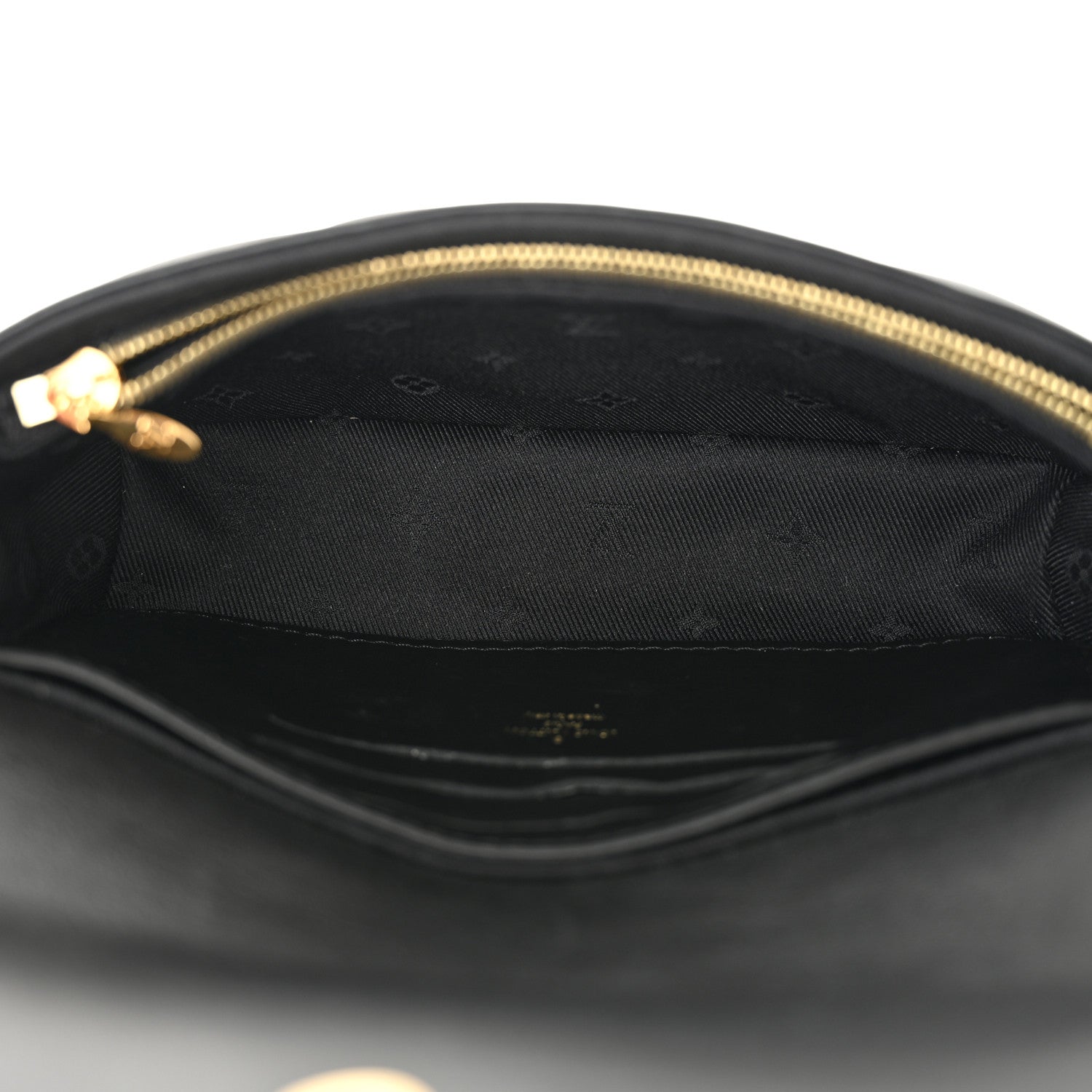 Louis Vuitton Calfskin Bubblegram Wallet On Strap Black 5 of 9