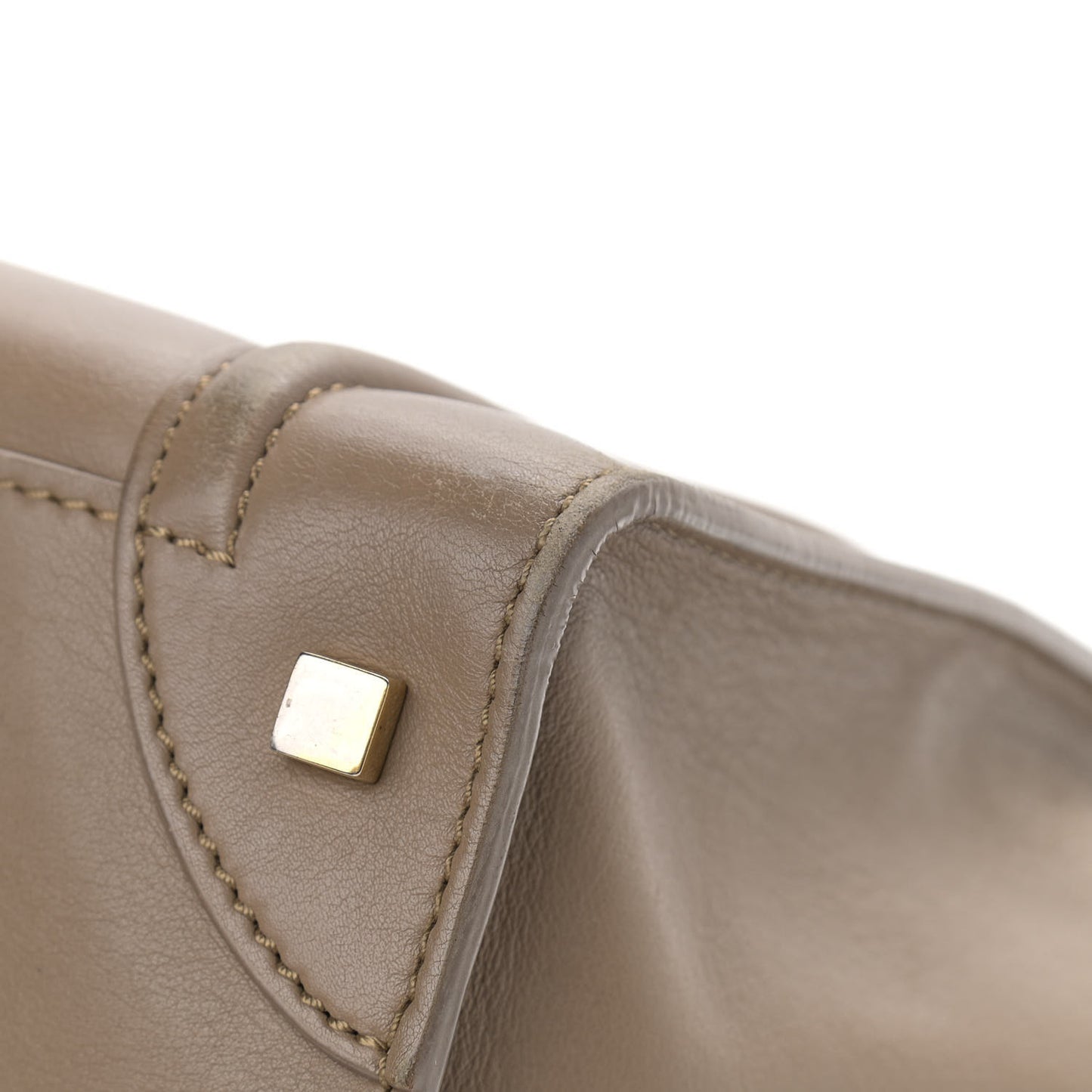 Smooth Calfskin Mini Luggage Camel