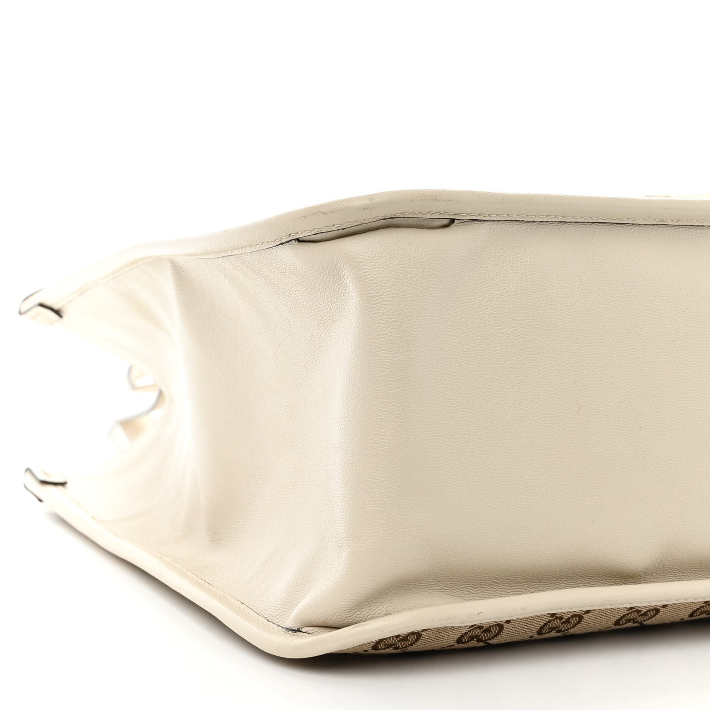 Monogram New Sakai Calfskin Lux Horsebit 1955 Tote Beige Ebony Mystic White