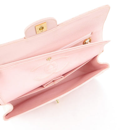 Chanel Caviar Quilted Medium Double Flap Pink 5 of 9