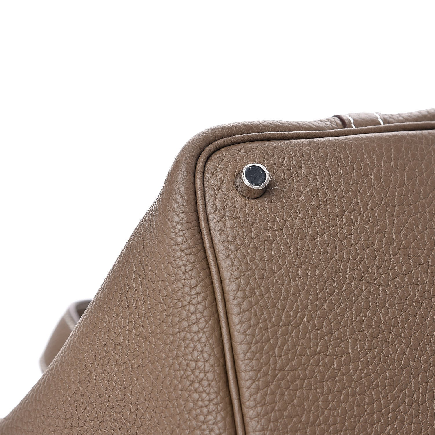 Hermes Taurillon Clemence Picotin Lock 18 PM Etoupe 10 of 12