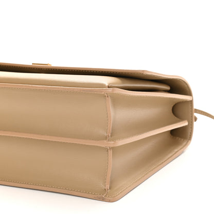 Saint Laurent Calfskin Large Monogram Sunset Dark Beige 8 of 8