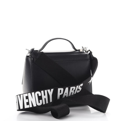 Givenchy Calfskin Mini Pandora Box Logo Strap Crossbody Bag Black 3 of 7