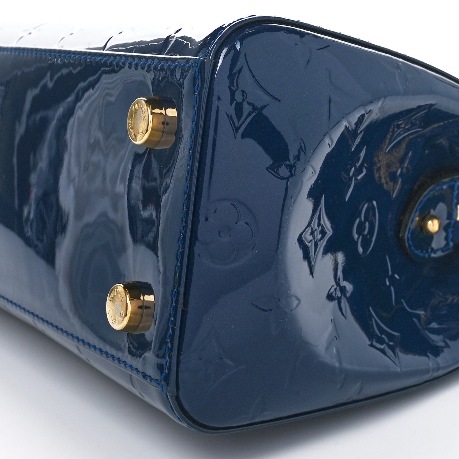 Louis Vuitton Vernis Brea MM Grand Blue 10 of 10