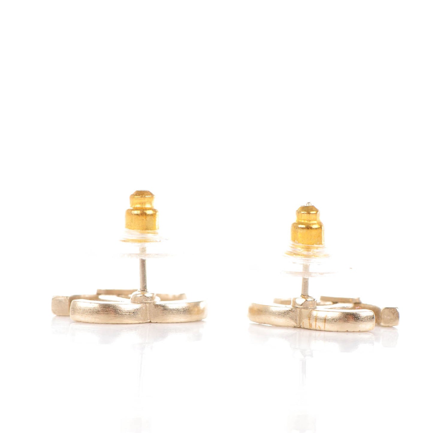 Crystal CC Earrings Gold
