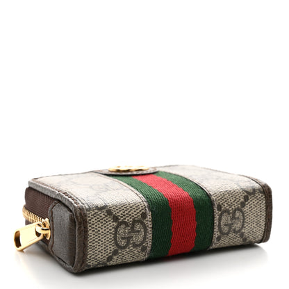 Gucci GG Supreme Monogram Web Ophidia Playing Card Case Beige New Acero 5 of 9
