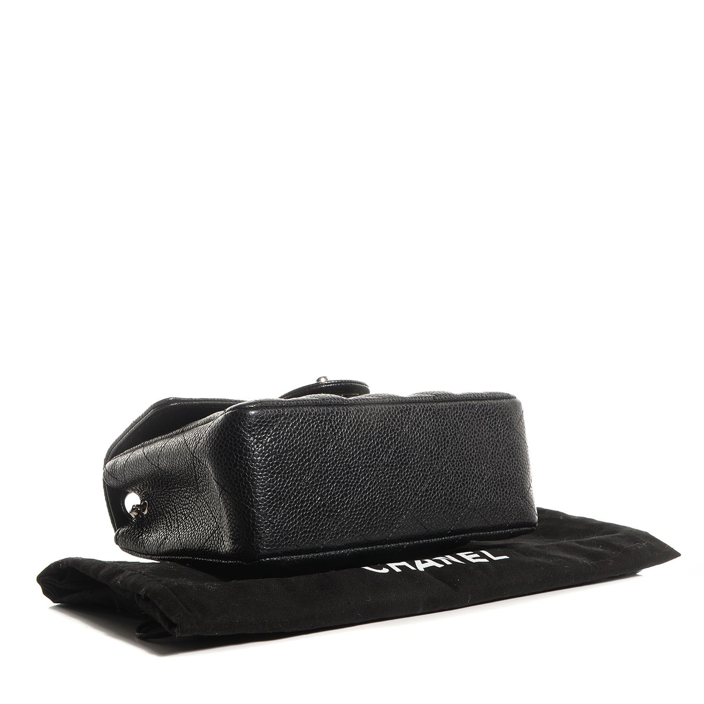 Caviar Quilted Mini Square Flap Bag Black