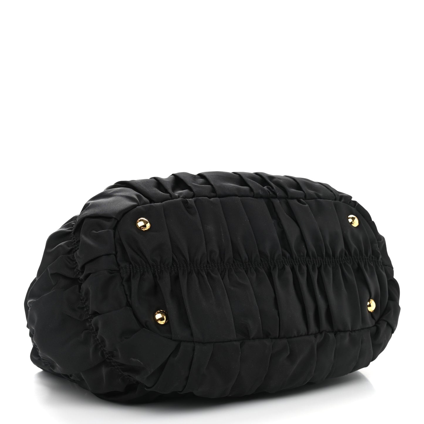 Tessuto Nylon Gaufre Tote Black