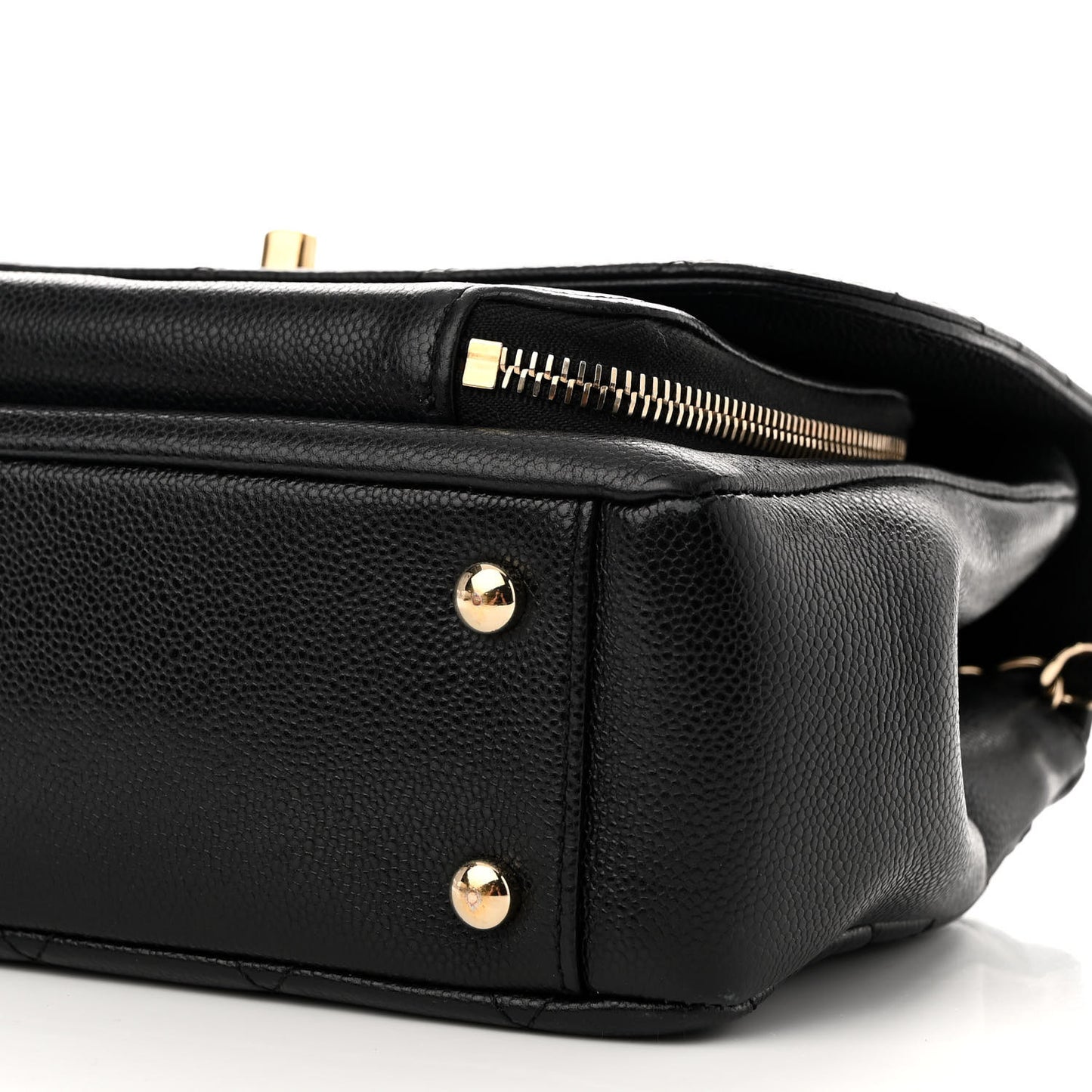 Caviar Quilted Medium Business Affinity Flap Black