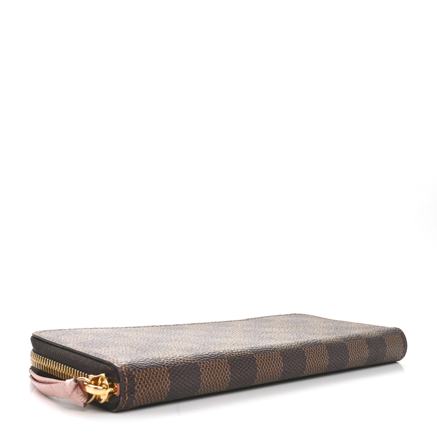 Damier Ebene Clemence Wallet Rose Ballerine