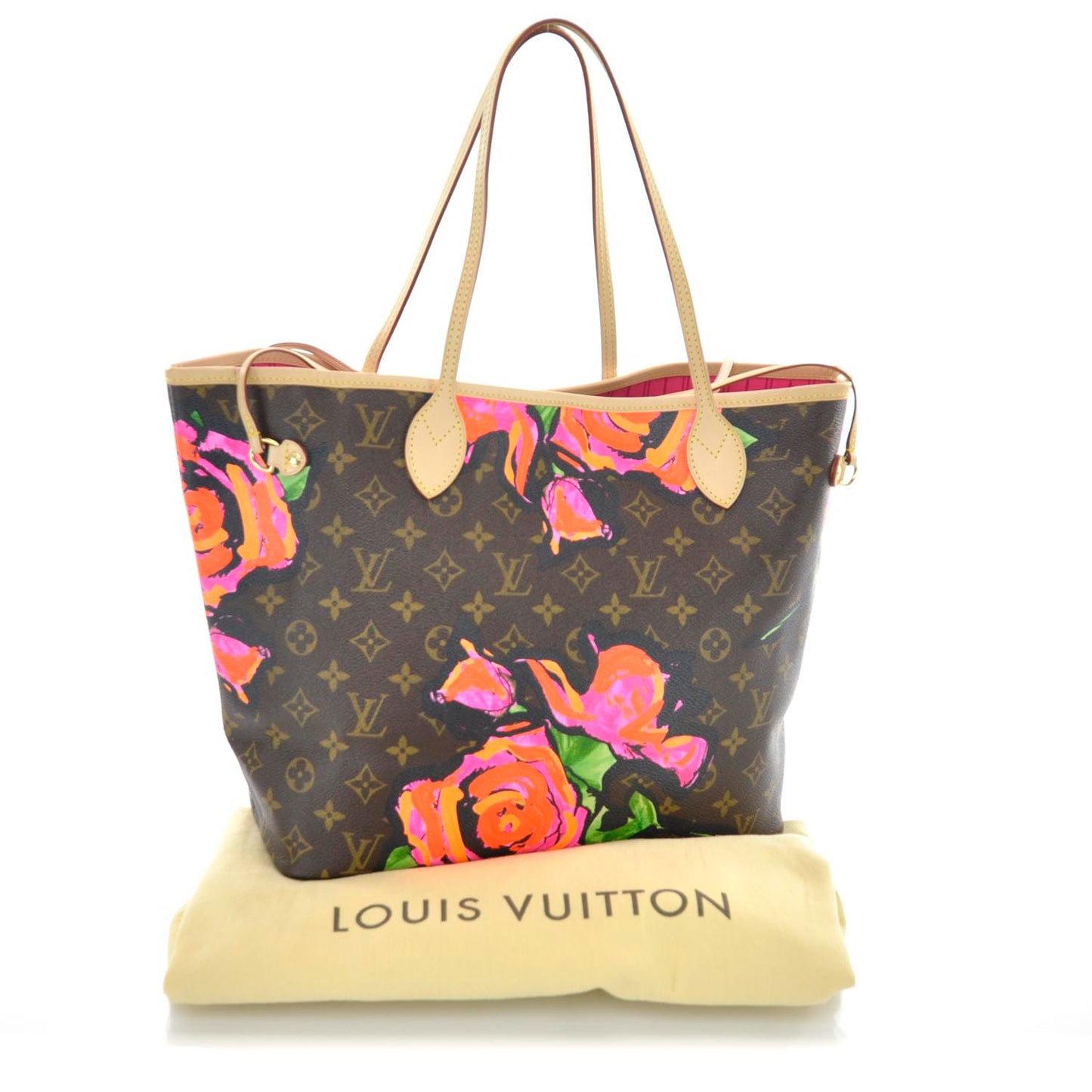 Monogram Roses Neverfull MM