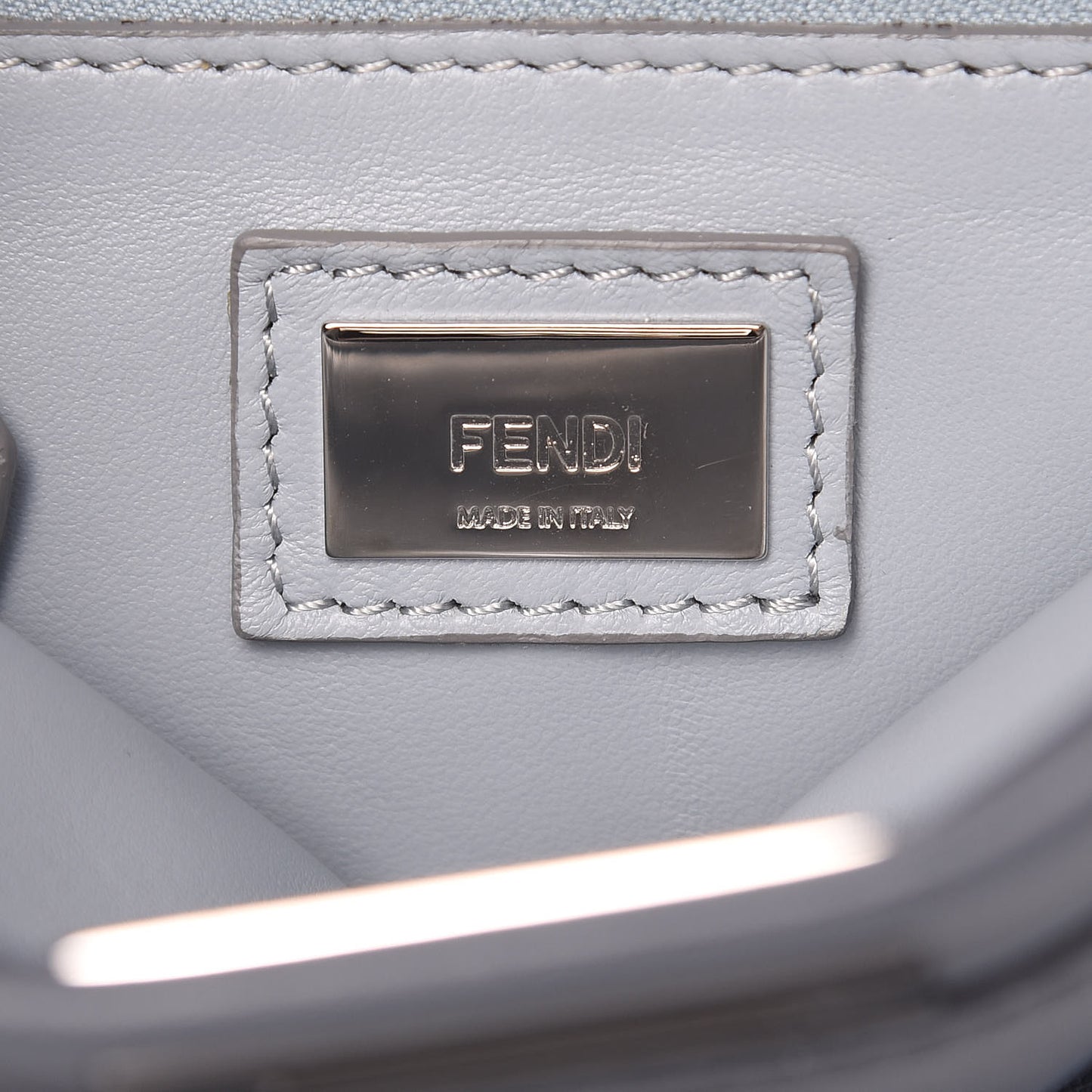 Nappa Colorblock Mini Peekaboo Iconic Satchel Tempesta Nebula Polvere